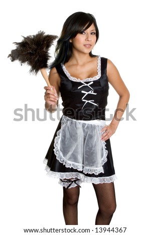stock photo Sexy French Maid