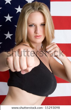 American Martial Arts Woman