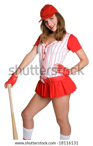 female baseball