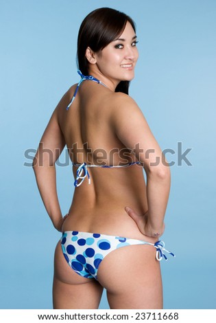 stock photo Asian Bikini Girl