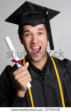 Excited Graduate 商业图片: 27544138 : Shutte