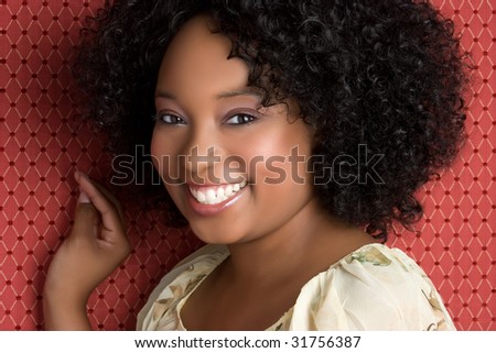 Beautiful Smiling Black Woman