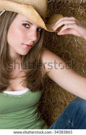 stock photo Sexy Country Girl