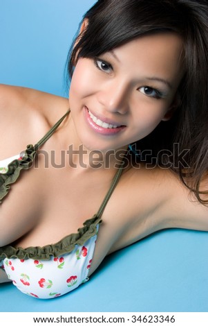 stock photo Asian Bikini Woman