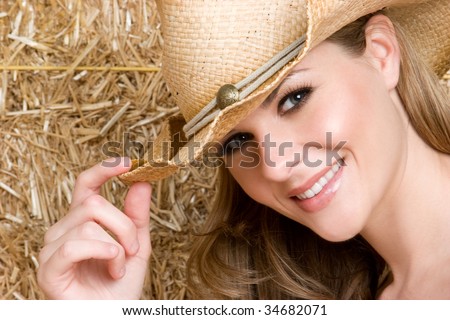 Happy Country Woman