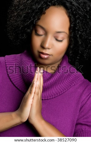 clip art woman praying