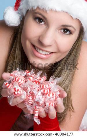 Christmas Candy Woman
