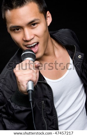 Asian Man Singing 19