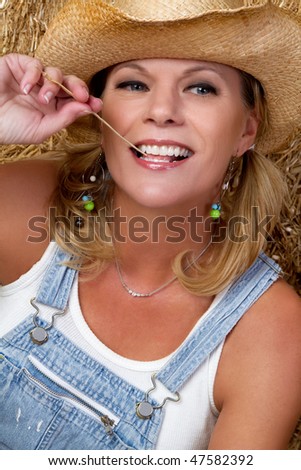 Smiling Country Woman