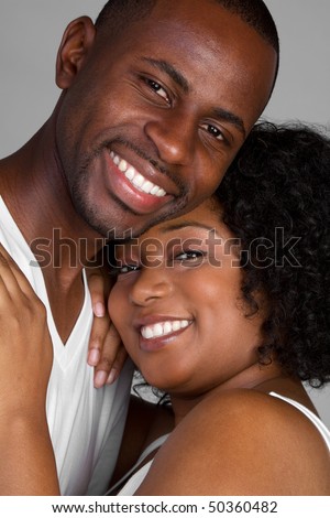 stock photo : Happy Black Couple