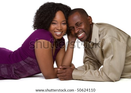 stock photo : Happy Black Couple