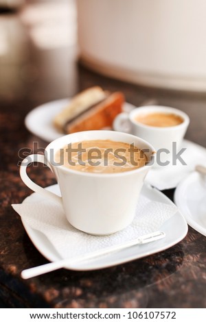 coffee with cake