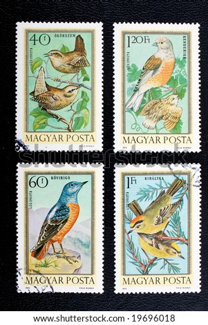 Vintage antique postage stamp