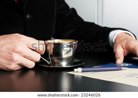 director in private office
