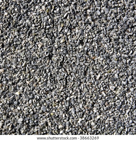 Black gravel texture