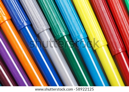 Multicolored Felt-Tip Pens