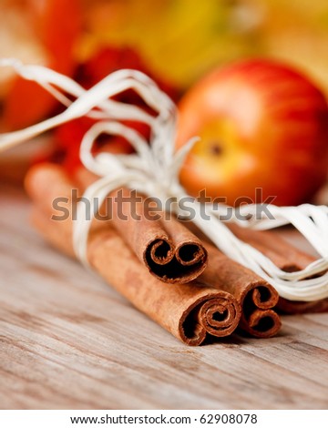cinnamon and apples