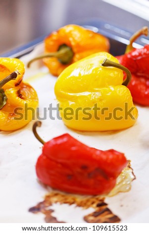 roasted  peppers