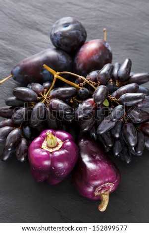 purple fruits and vegetables