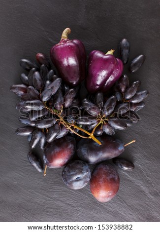 purple fruits and vegetables