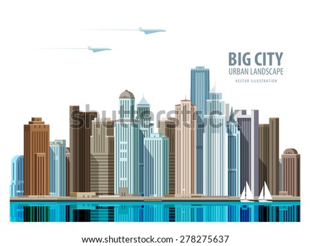 city, town vector logo design template. architecture, building or real estate icon.