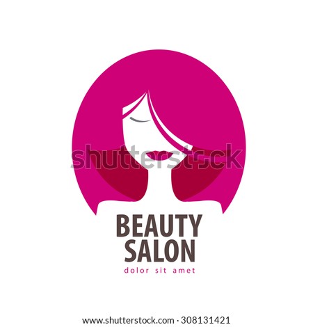 beauty vector logo design template. cosmetic, makeup or girl, woman icon