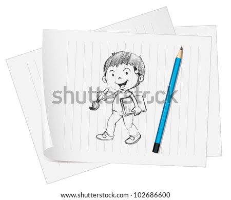 A Sketched Boy