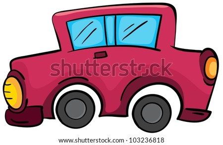 Illustration Of A Simple Car - 103236818 : Shutterstock