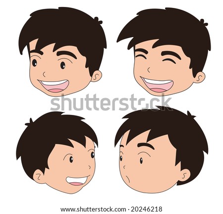boy face illustration