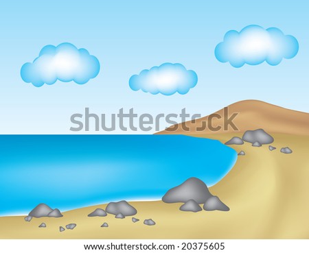 Cartoon Ocean Scene