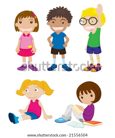 Vector Children - 21556504 : Shutterstock