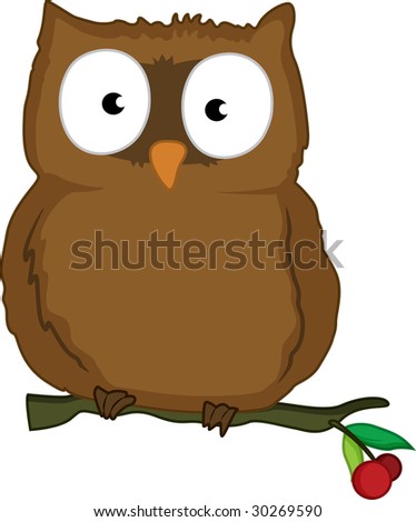 cartoon images of owls. Cartoon Illustration Of A Owl
