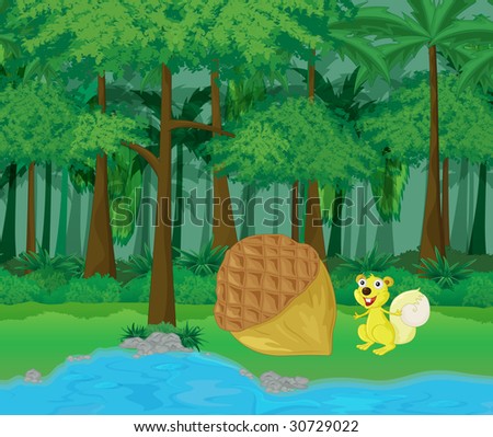 Jungle Scene Cartoon