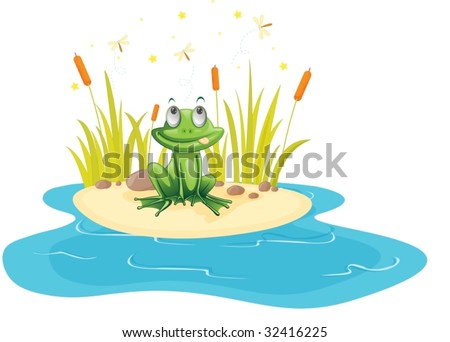 Pond Illustration