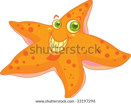 of a cartoon fish on white