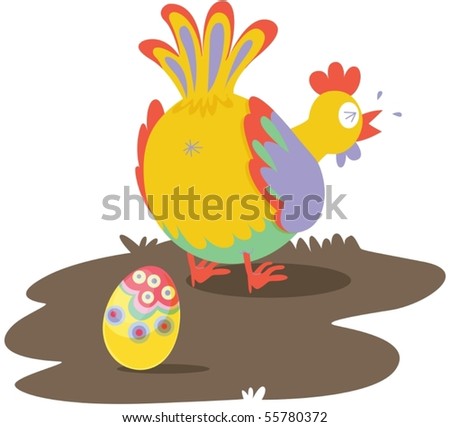 Hen Illustration