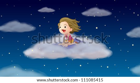 A Girl Flying