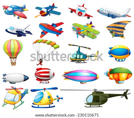 Different modes of air transportation
