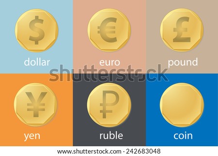 Illustration of currency from different countries