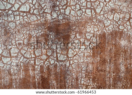 Colorful, textured, wall background with brown-rust coloring. Great background.