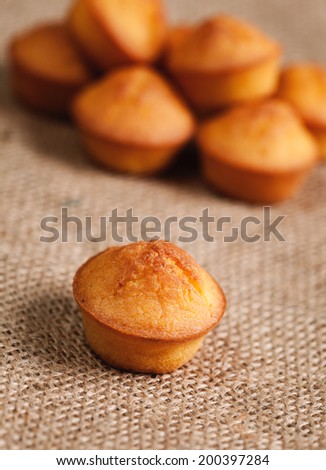 Corn bread muffins.