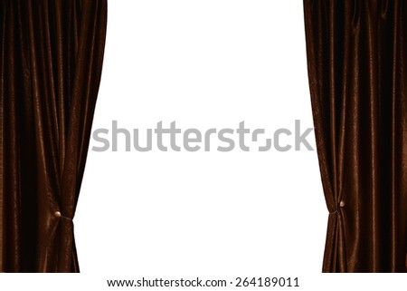 Window with curtain and drapery