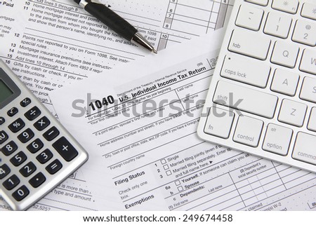 Filing taxes online using a computer