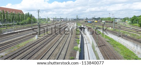 Train line crossing