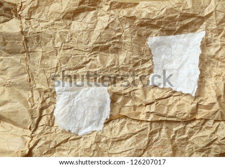 Old paper texture. Old paper textures - background with space for text