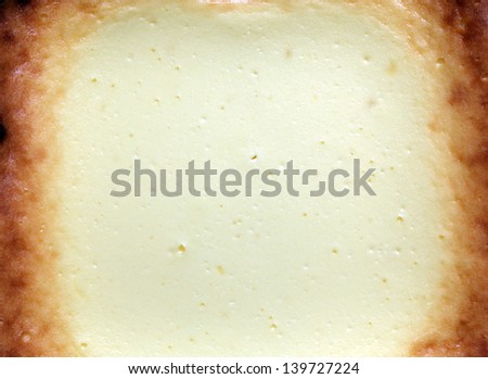 cheesecake background or organic cake texture