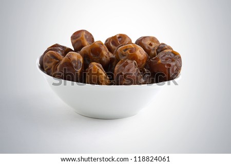Arabian Dates served in Ramadan after fasting Arabian Dates served in Ramadan after fasting
