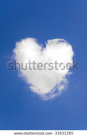 Heart shaped cloud pics