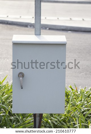 outdoor electric power control metal box