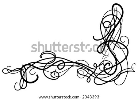 swirl tattoo designs. vector : Decorative swirls